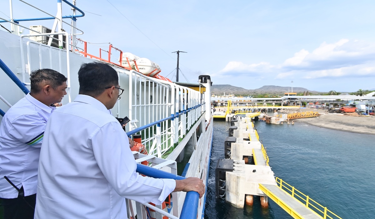Menhub Budi Karya Sumadi mengecek Pelabuhan Ketapang dan Pelabuhan Gilimanuk jelang libur Natal dan Tahun Baru