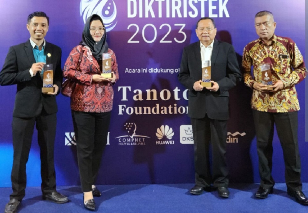 Universitas Pamulang meraih empat penghargaan dari Diktiristek Kemendikbudristek.