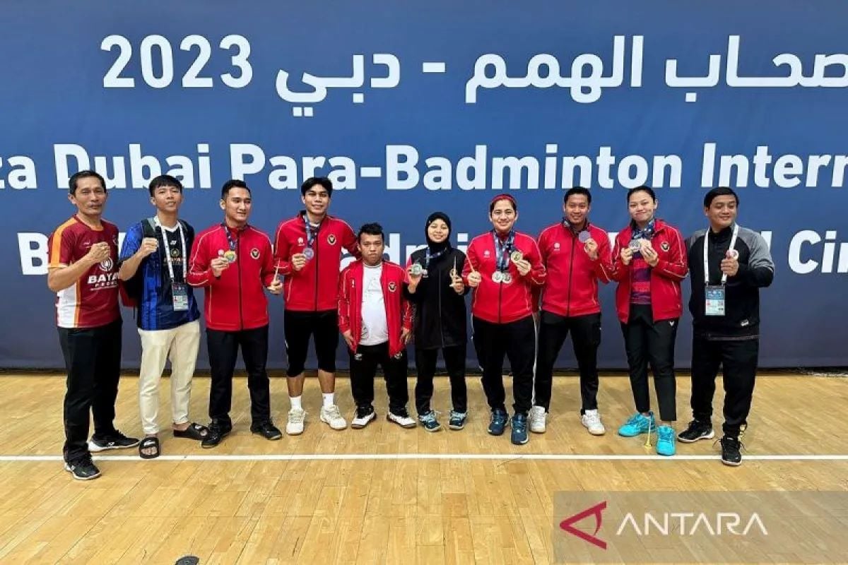 Tim para bulu tangkis Indonesia yang mengikuti Fazza Dubai Para Badminton International 2023 pada 11-17 Desember di Dubai, Uni Emirat Arab.