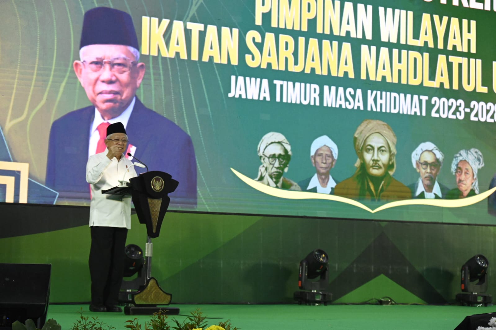 Hadiri Rapat Kerja ISNU, Wapres Minta NU Mainkan Peran Hadapi Isu-Isu Global