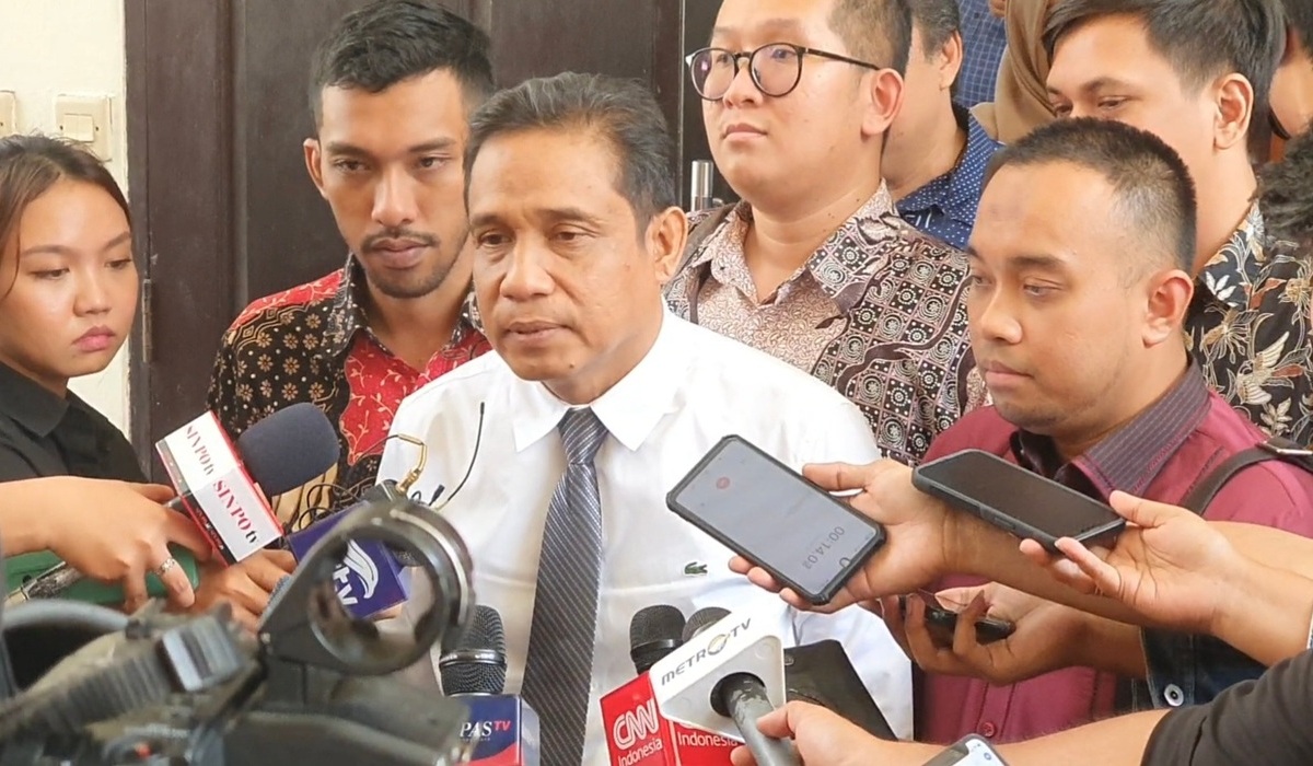 Kuasa hukum Firli, Ian Iskandar, di PN Jaksel, Selasa, 18 Desember 2023.