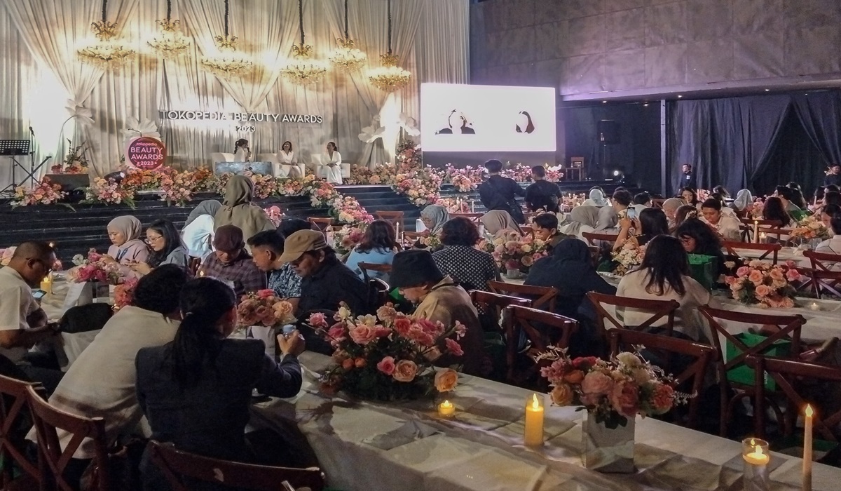 Tokopedia Beauty Awards 2023, Half Patiunus. Rabu (6/12).