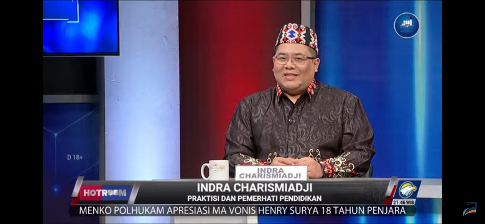 Juru bicara Timnas Amin Indra Charismiadji