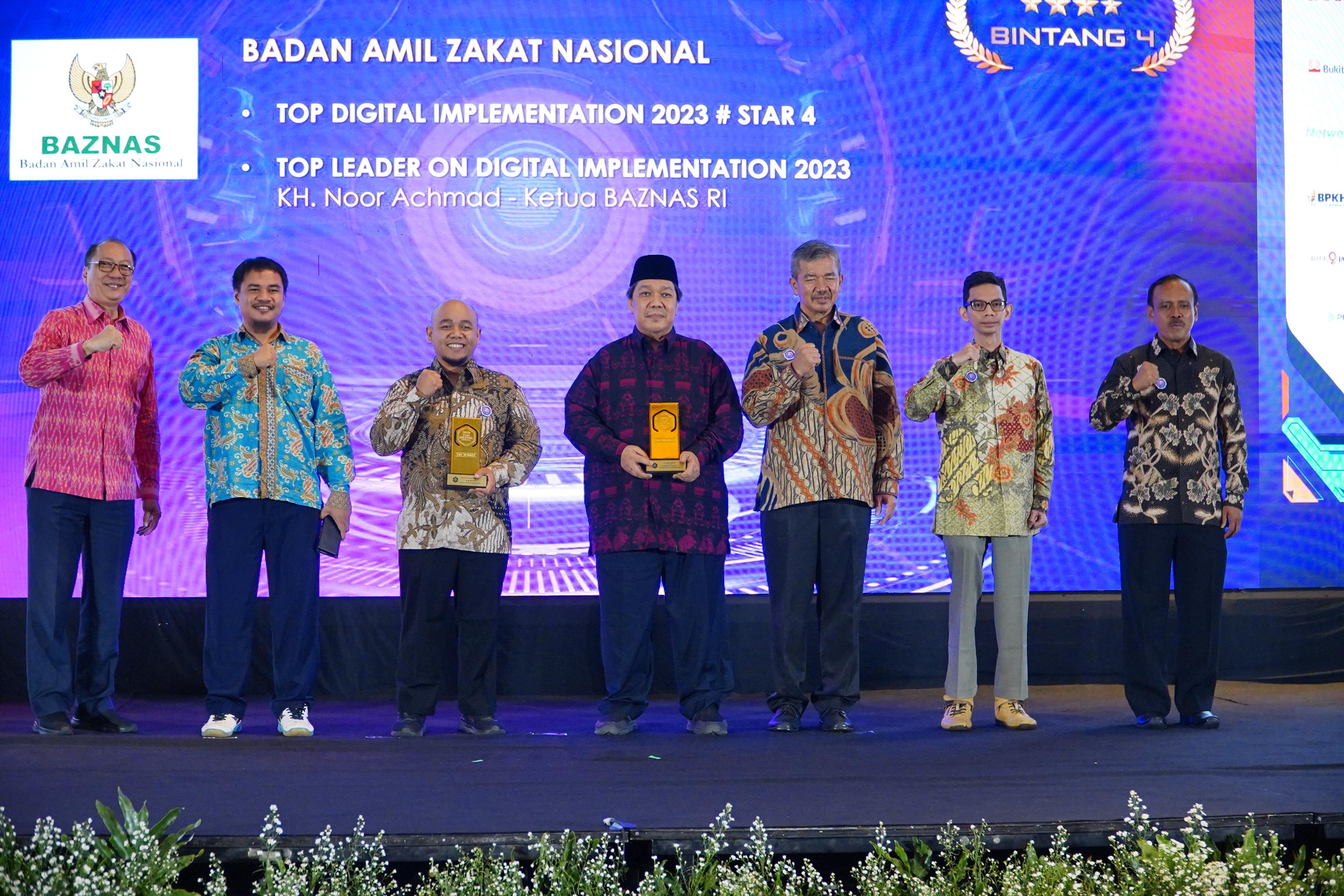 Baznas meraih dua penghargaan Top Digital Awards 2023 yang diselenggarakan oleh Majalah It Works. 