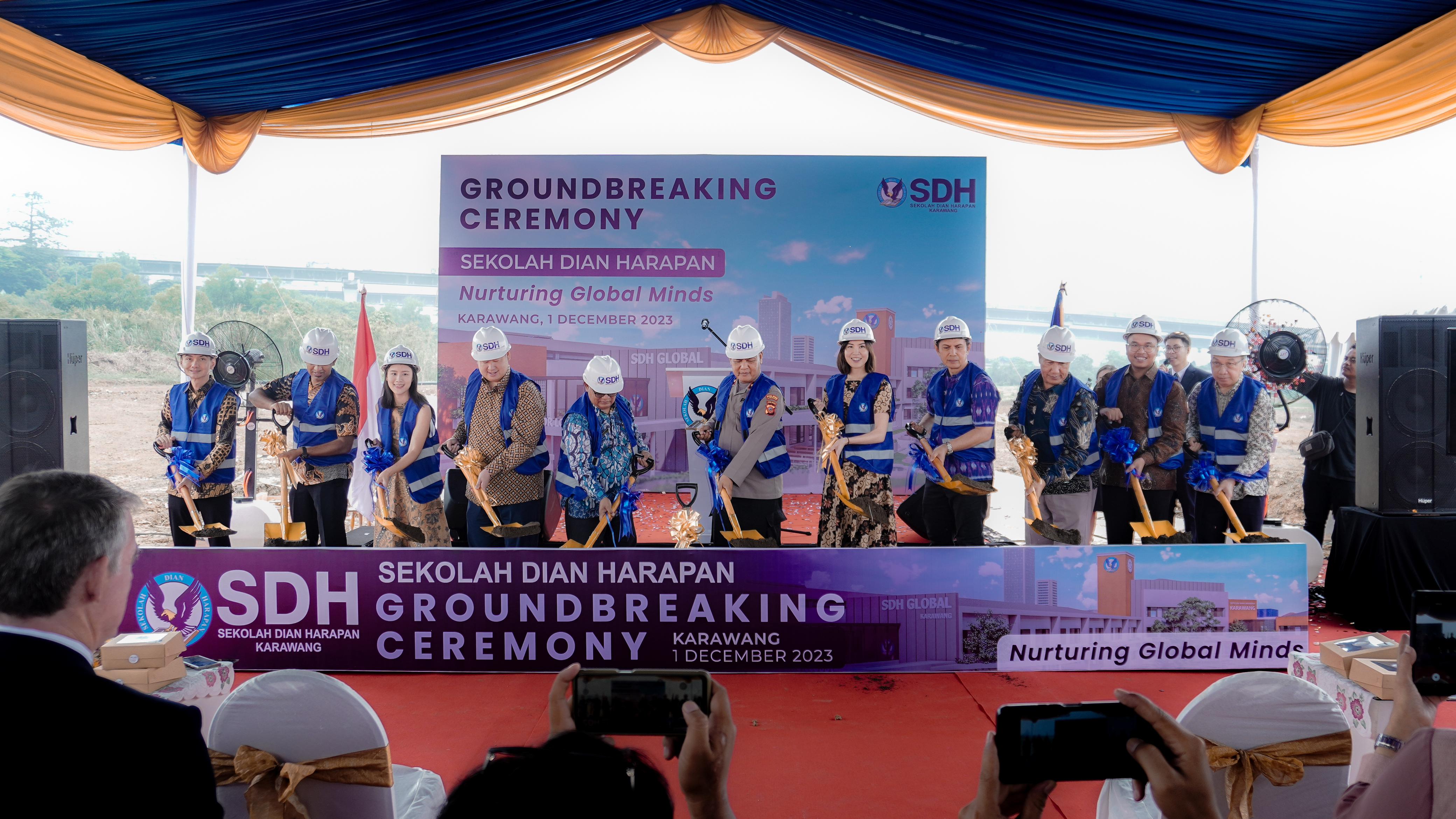 Yayasan Pendidikan Pelita Harapan memulai pembangunan Sekolah Dian Harapan di Karawang