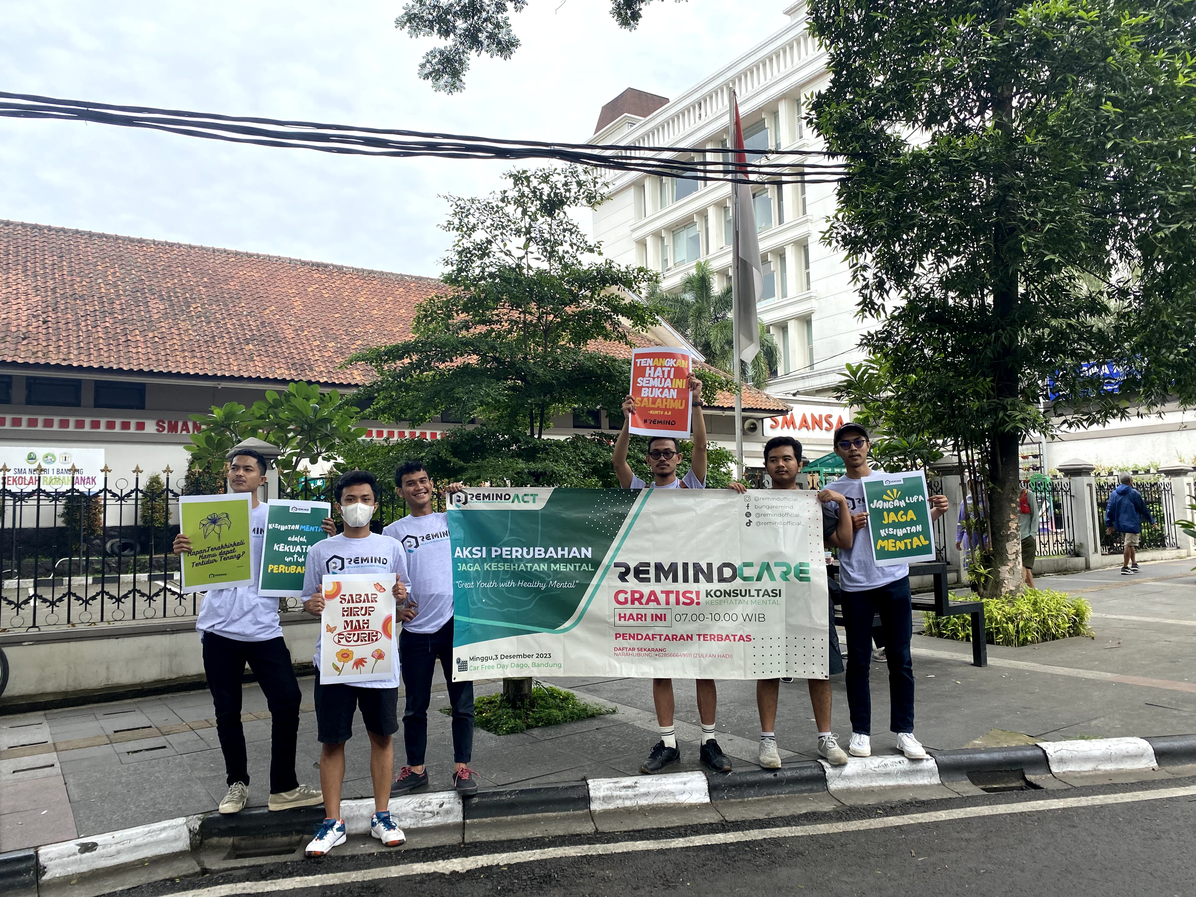Relawan Muhaimin Gelar Kampanye Kesehatan Mental di Bandung