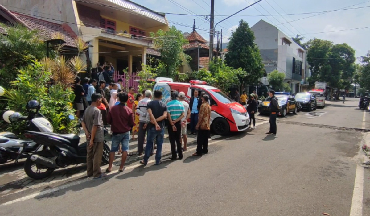 Lokasi tempat temuan mayat istri yang dimutilasi suami di Malang, Jawa Timur, Minggu, 31 Desember 2023.