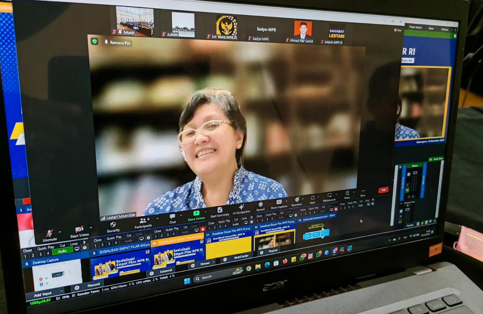 Wakil Ketua MPR RI, Lestari Moerdijat