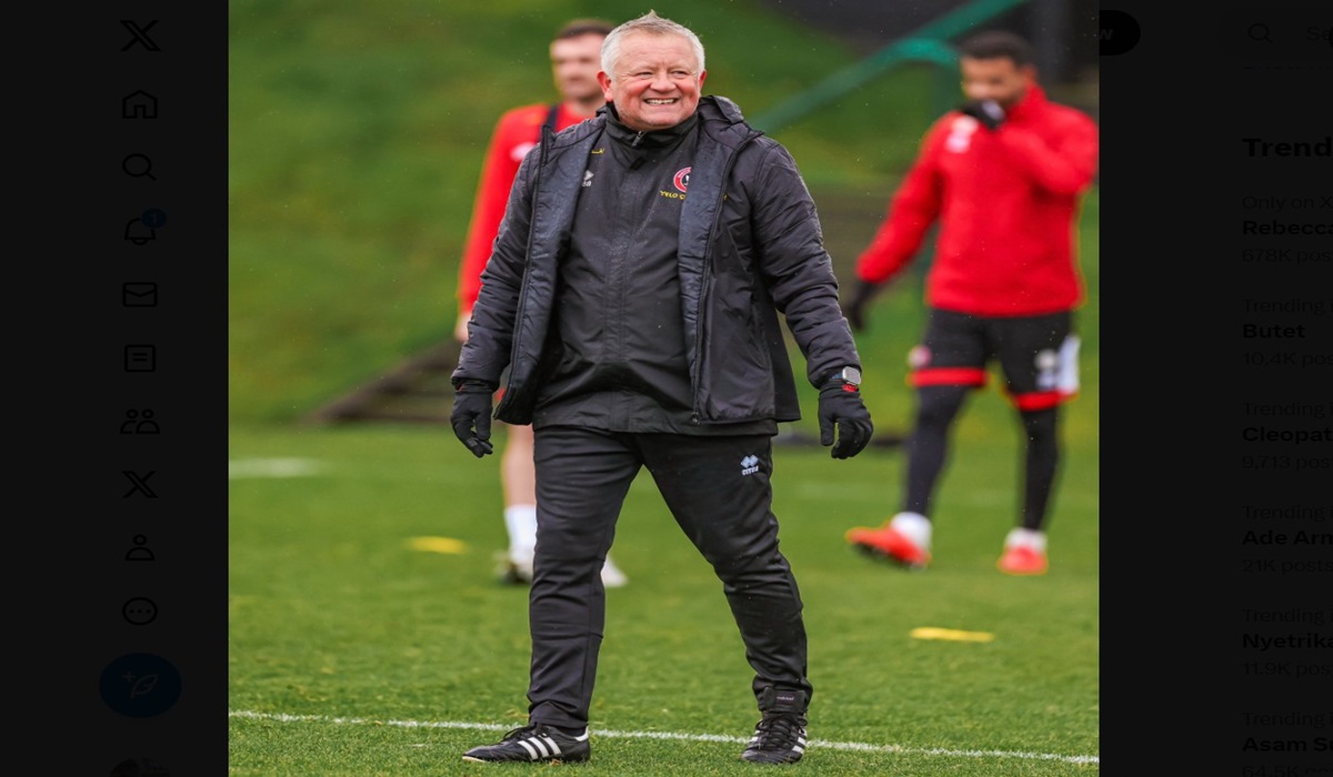Pelatih Sheffield United Chris Wilder