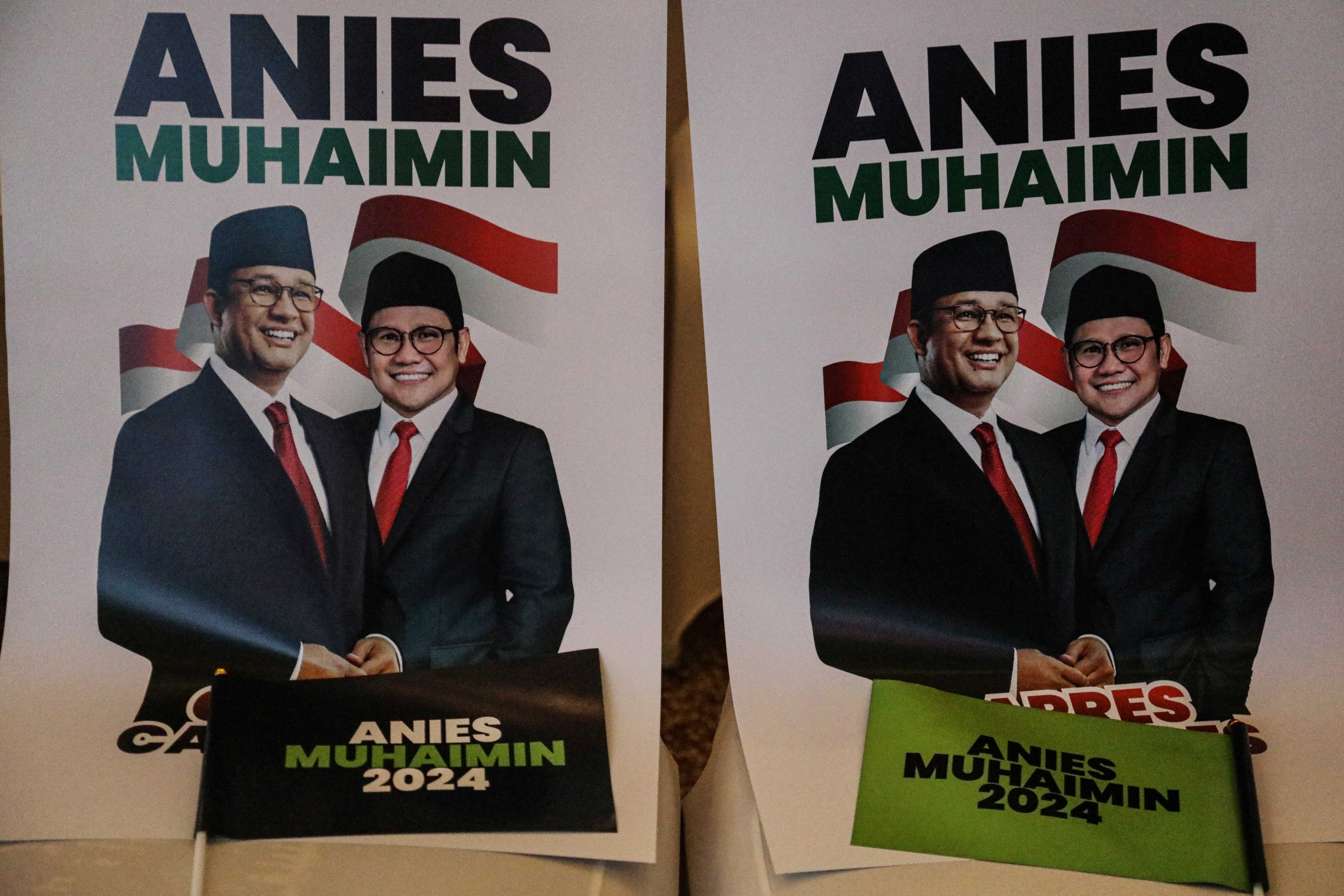 Pasangan capres dan cawapres nomor urut satu, Anies-Muhaimin