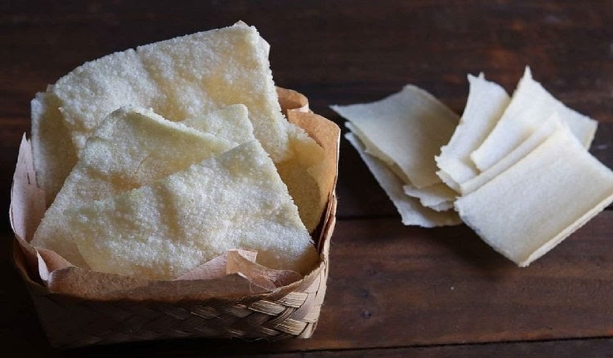 Ilustrasi cara membuat kerupuk nasi