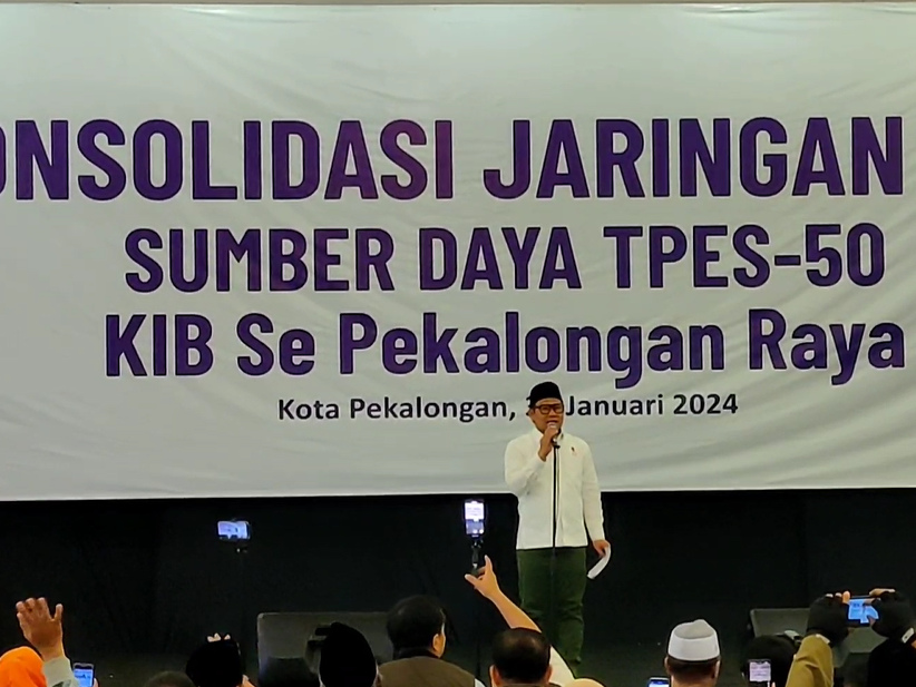 Muhaimin Iskandar di Pekalongan, Jawa Tengah.