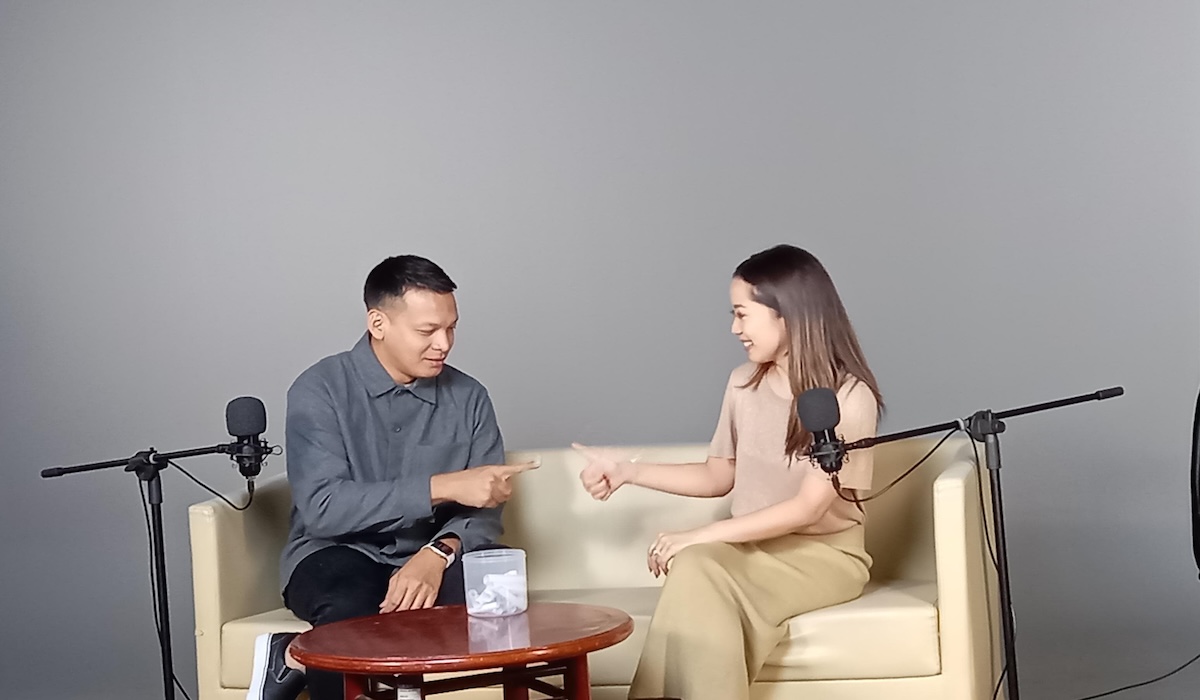 Ben Joshua dan Karina Salim di Podcast Nunggu Sunset Media indonesia
