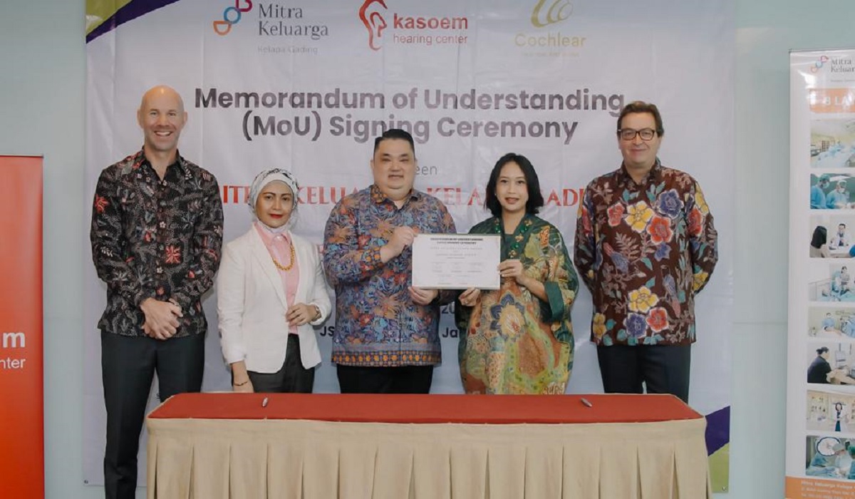 Kerja sama RS Mitra keluarga dengan Kasoem Hearing Center untuk dirikan faislitas  Jakarta Ear and Hearing Center