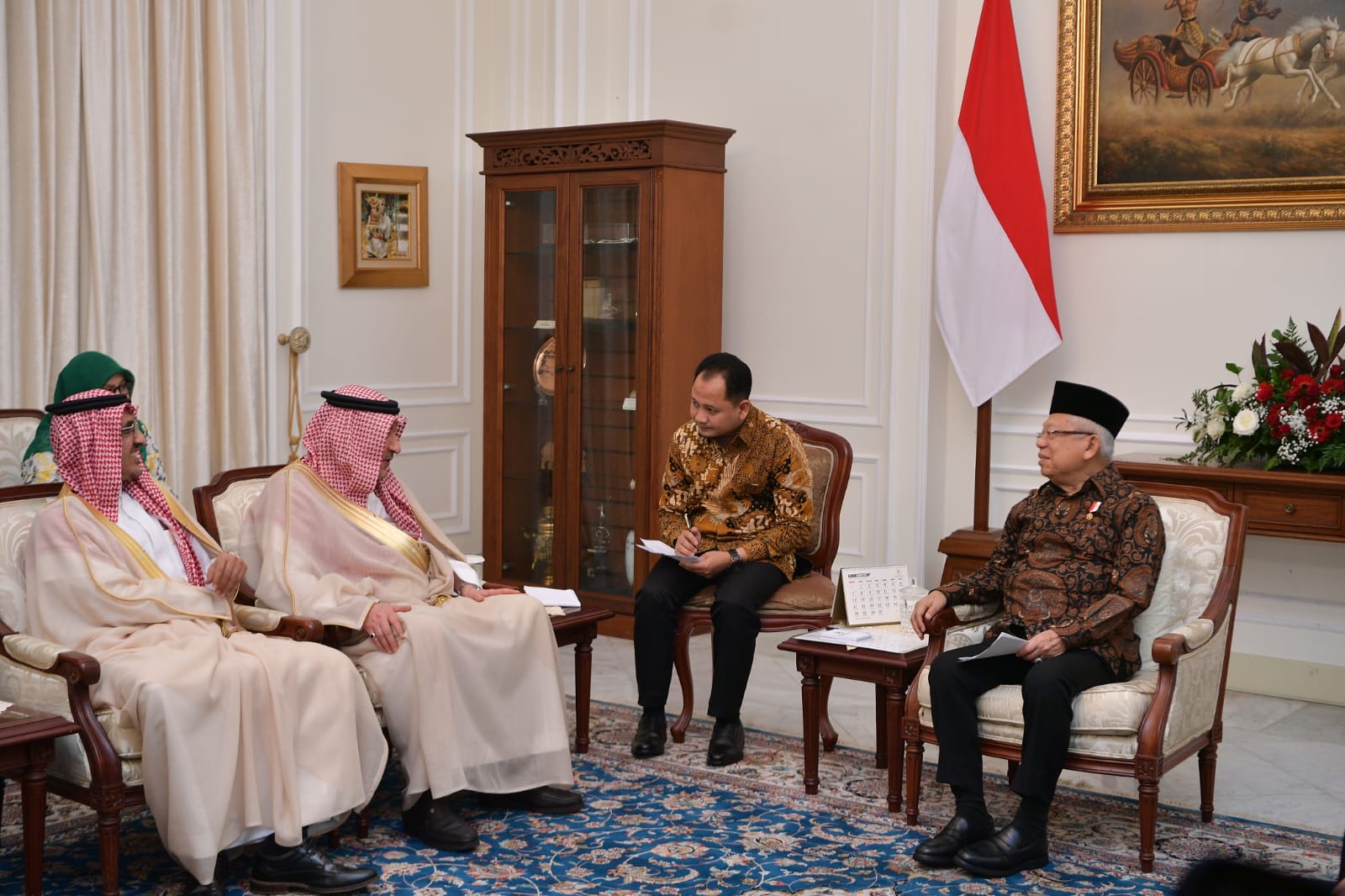 Bahas Palestina, Wapres Temui Wamenlu Arab Saudi   