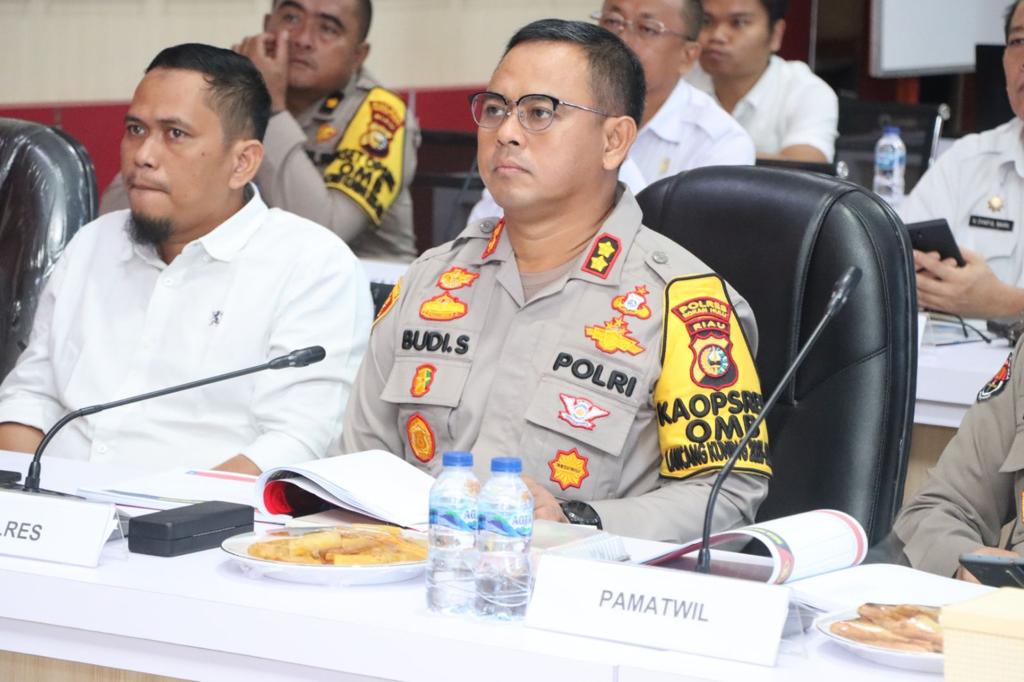 Polda Riau Lakukan Penguatan Pengamanan Pemilu 2024 dengan KPU dan Bawaslu