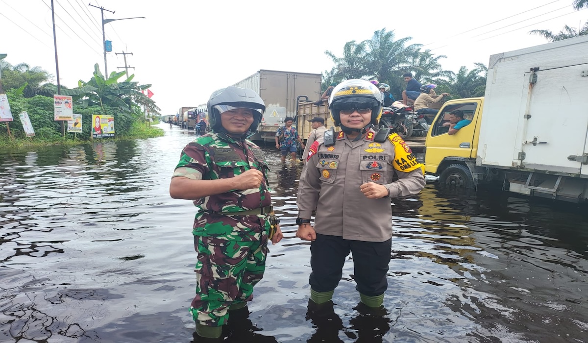 Banjir di Jalntim Pelalawan, Riau