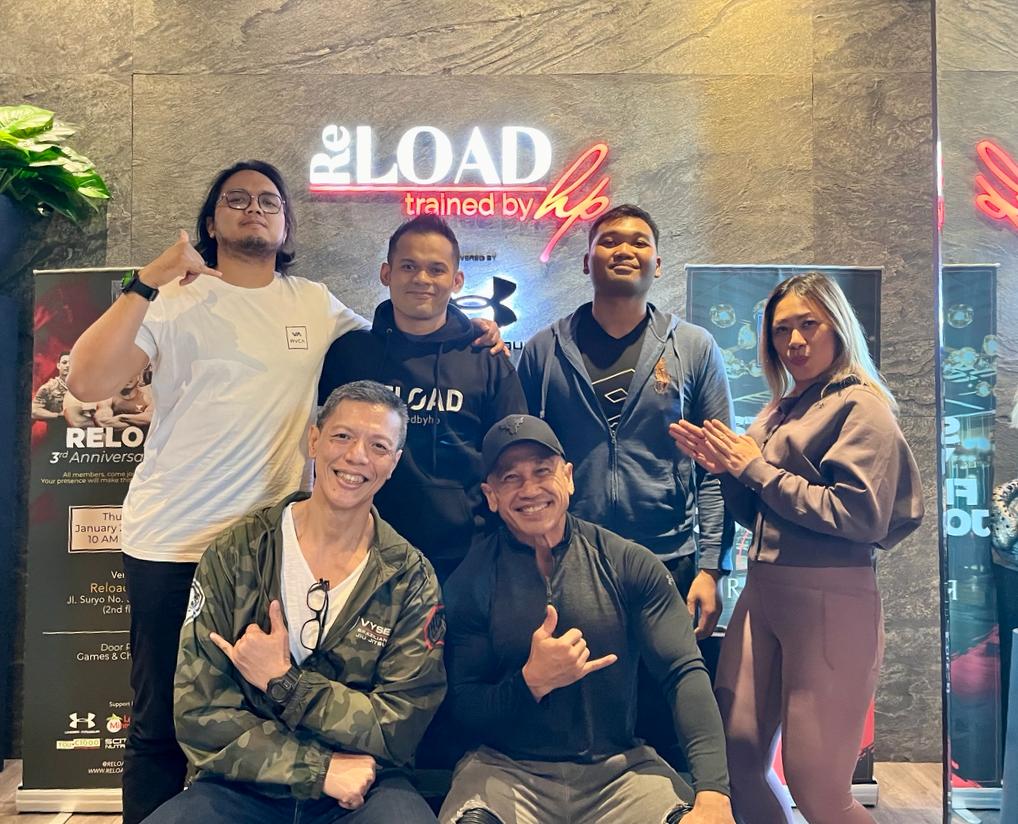 Para instruktur dan coach Brazilian Jiu Jitsu (BJJ) di Reload Gym, Jakarta. 