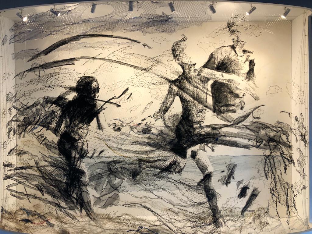 Museum Bahari Jakarta memperkenalkan koleksi baru mereka, berkolaborasi dengan seniman Iwan Yusuf, instalasi berjudul 