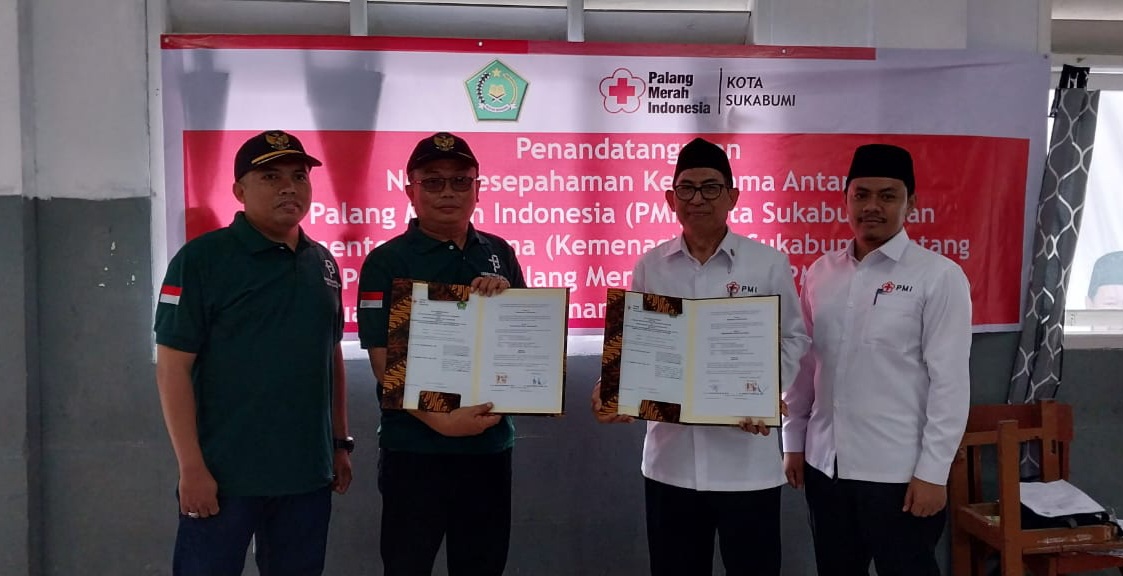 PMI Kota Sukabumi dan Kantor Kementerian Agama Perkuat Mitigasi Bencana Pelajar Madrasah
