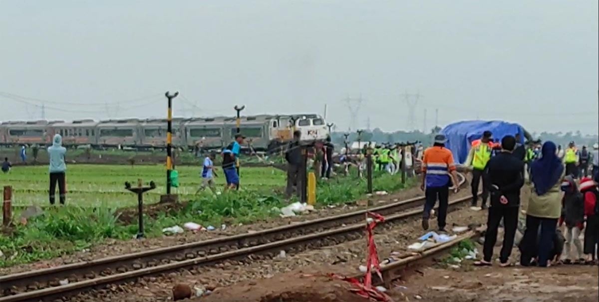 Manajer Humas PT KAI Daop 6 Yogyakarta, Krisbiyantoro memastikan kereta api ke arah Bandung tidak lagi memutar