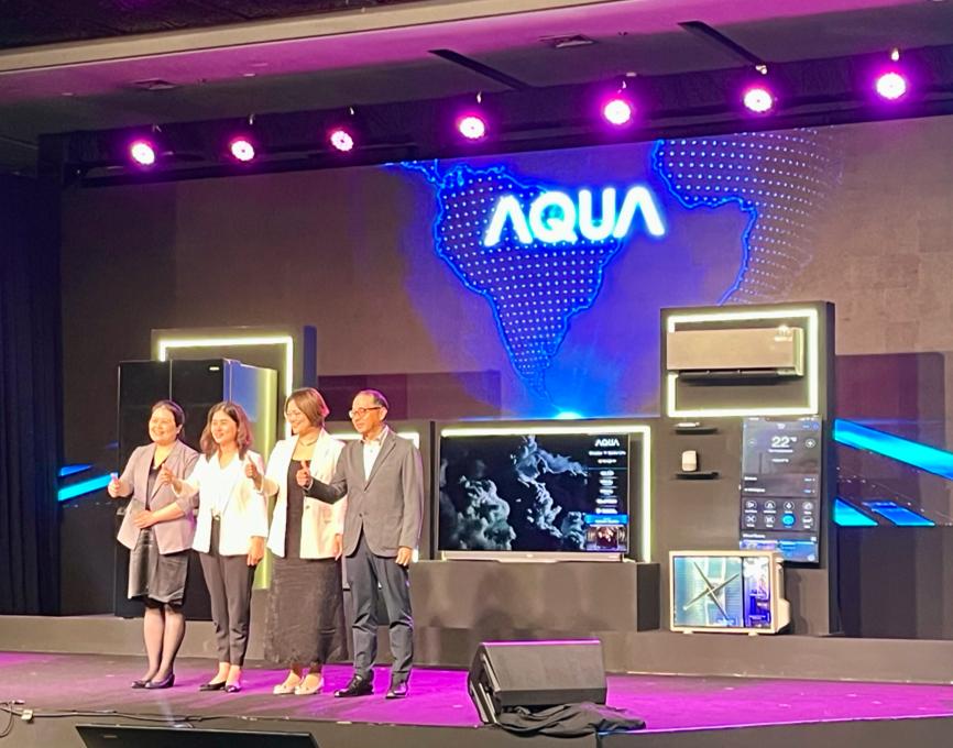 AQUA Elektronik meluncurkan produk-produk high-end-nya, pada Jumat (12/4) di Jakarta.