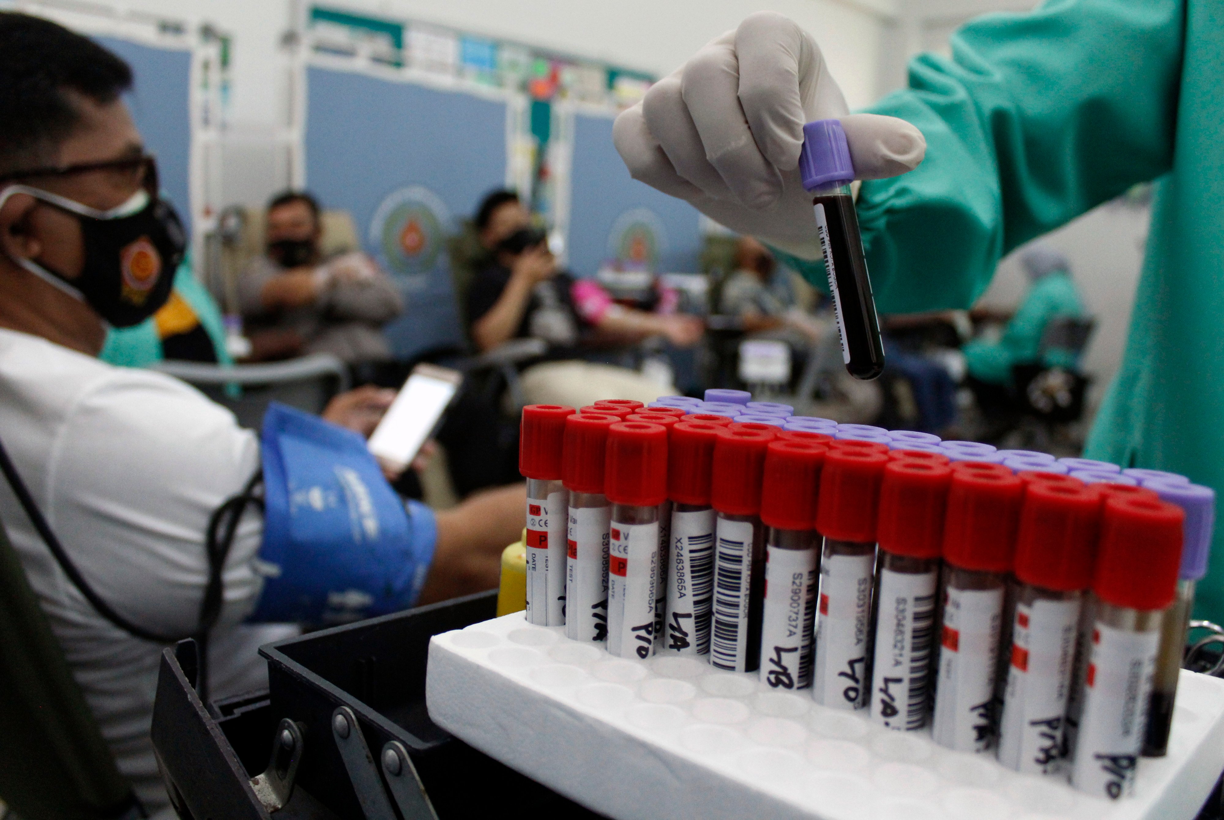 Aksi Donor Darah di SMP Kesatuan, Kota Bogor, Jawa Barat, beberapa waktu lalu.