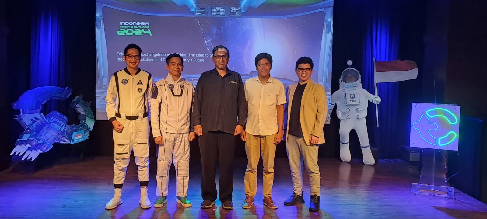 Acara Indonesia Crypto Outlook 2024 yang diselenggarkan Tokocrypto di Jakarta, Rabu (31/1).