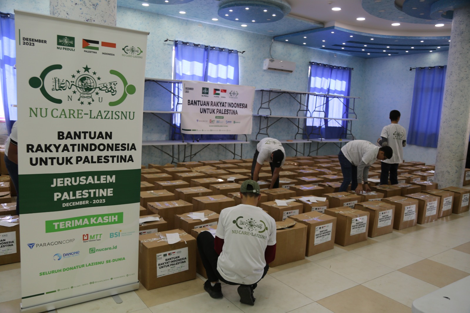 Bantuan untuk warga Palestina