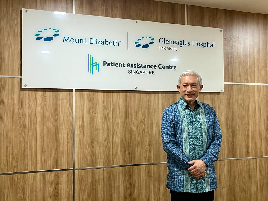 Dr. Khoo Kei Siong, Konsultan Senior dan Ahli Onkologi Medis Parkway Cancer Centre.