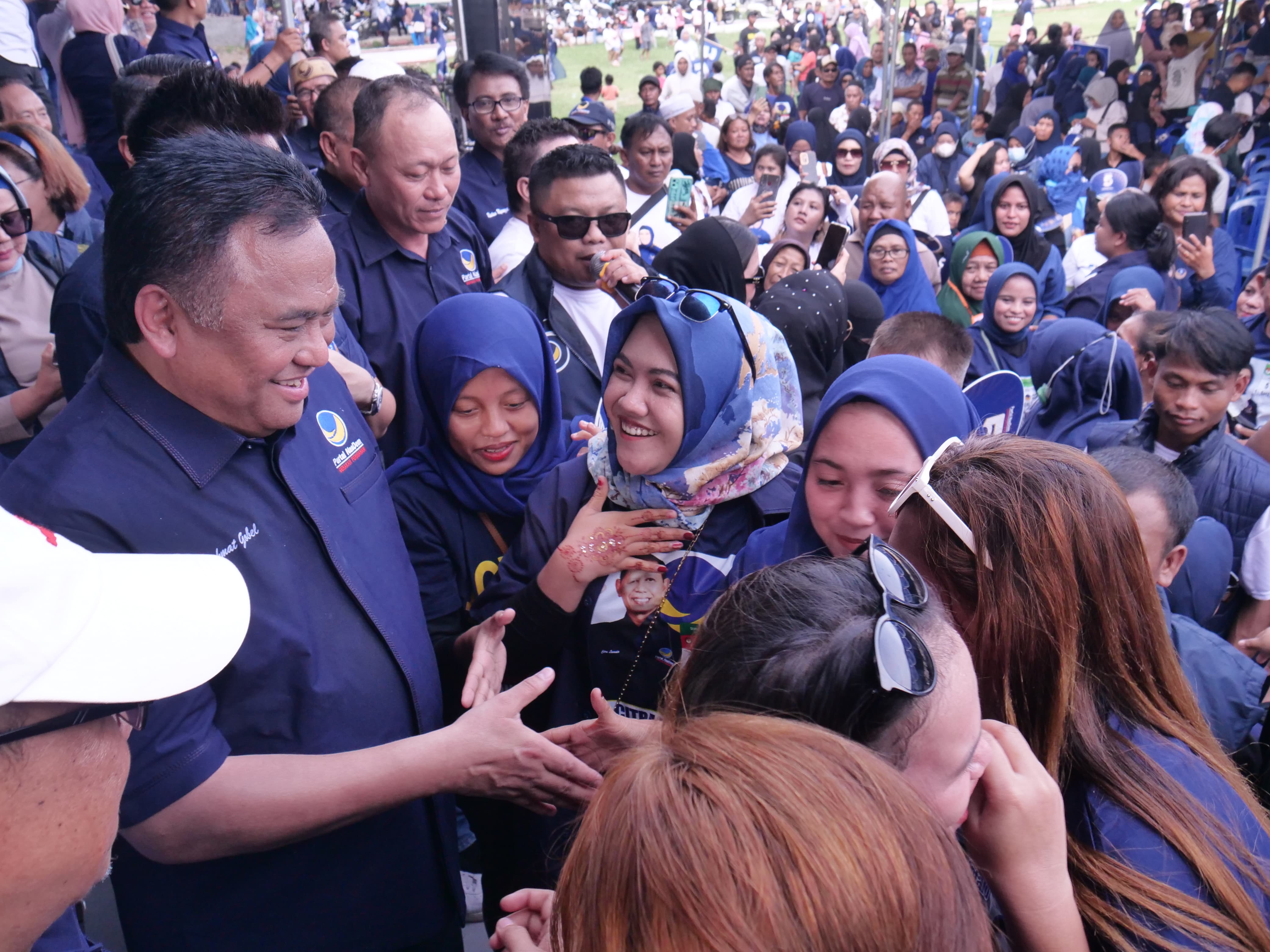 KETUA DPW Partai Nasdem Gorontalo, Rachmat Gobel,