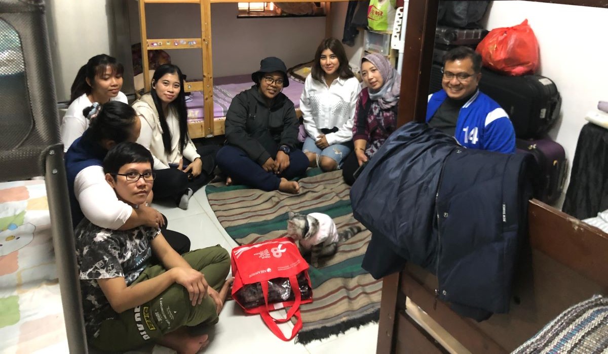 Pekerja migran Indonesia (PMI) di Hong Kong