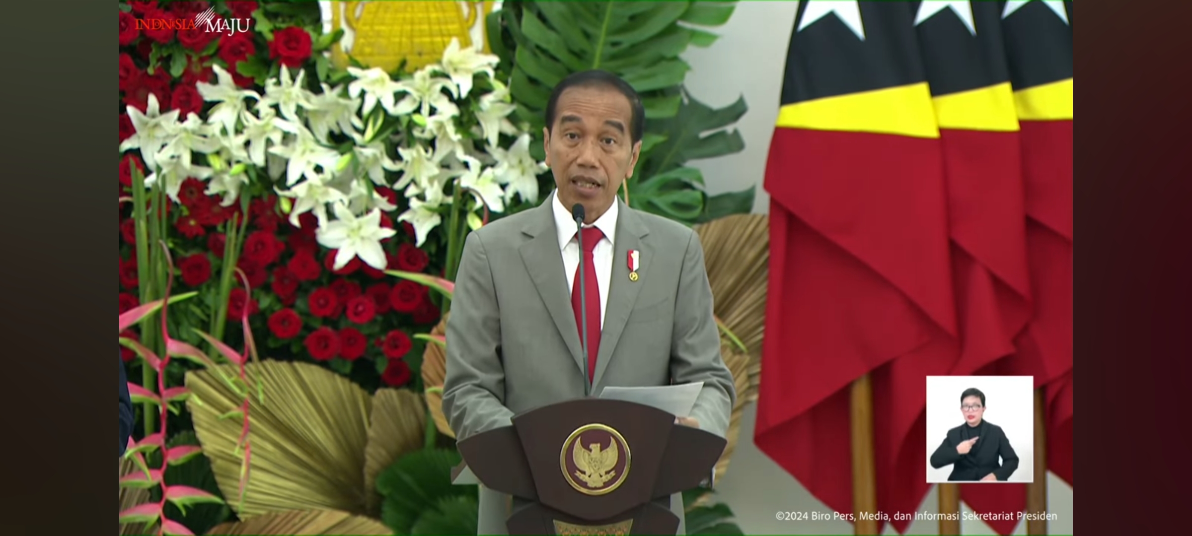 Presiden Joko Widodo mengatakan kesepakatan dengan Timor Leste mendorong penyelesaian perundingan perbatasan kedua negara.