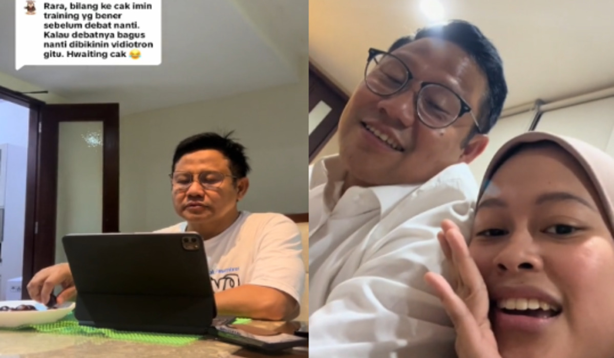 Unggahan TikTok putri cawapres Muhaimin Iskandar (Cak Imin) di TikTok.