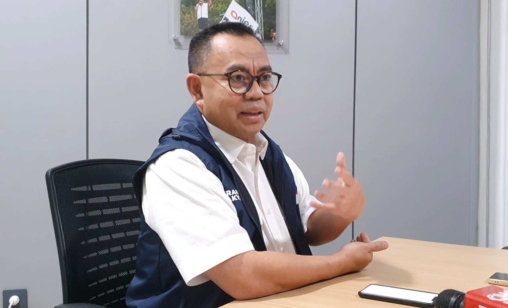 Co-captain Tim Pemenangan Nasional (Timnas) Amin Sudirman Said. 