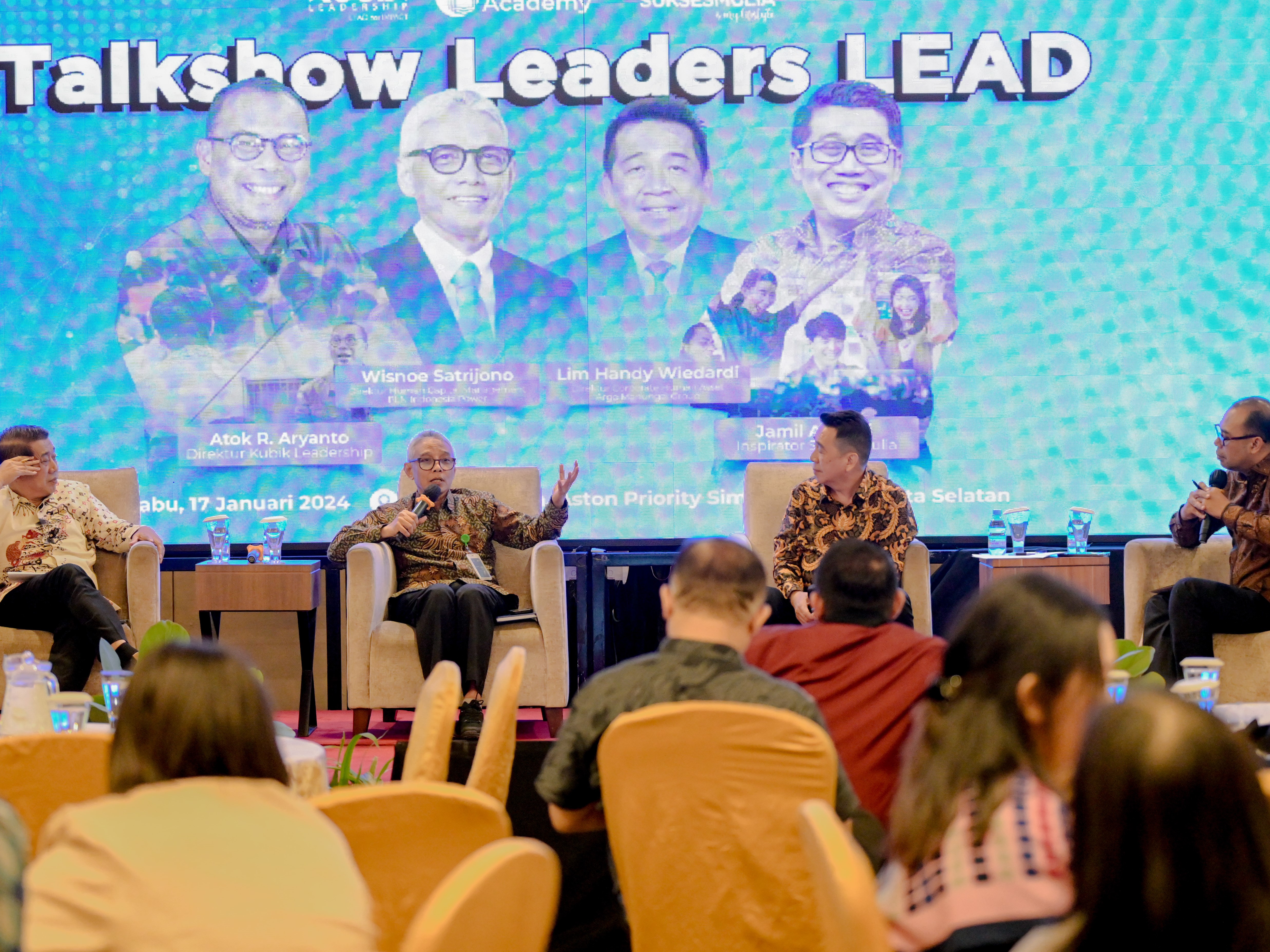 Business Leadership Session yang diselenggarakan Kubik Leadership, Rabu, 17 Januari 2024, Jakarta. 