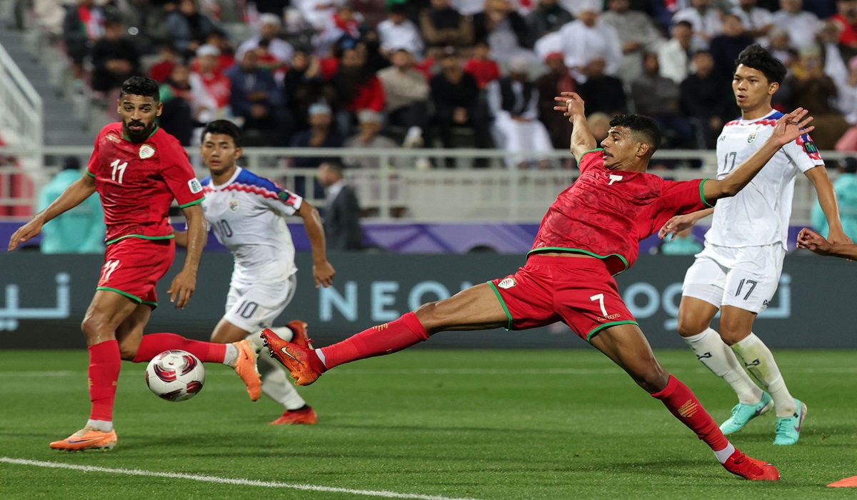 Laga Piala Asia antara Thailand dan Oman