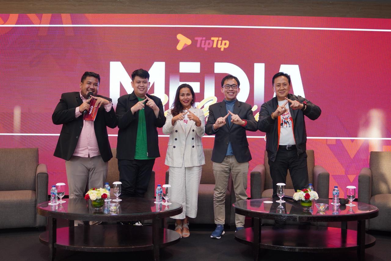 Platform monetisasi TipTip mengadakan Media Gathering di Jakarta, Selasa (30/1/2024).
