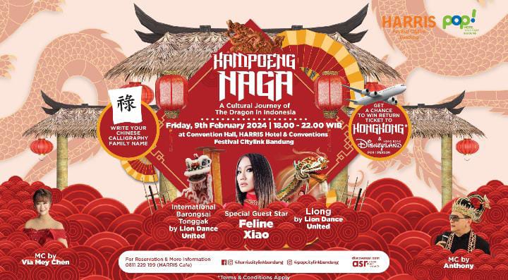 Makan Malam Penuh Warna pada Perayaan Imlek di Harris & Pop! Festival Citylink Bandung