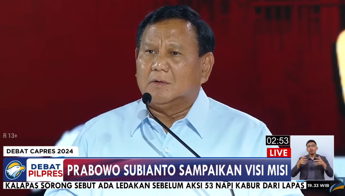 Bicara Hubungan Internasional, Prabowo Ajak Indonesia Hormati Seluruh Negara