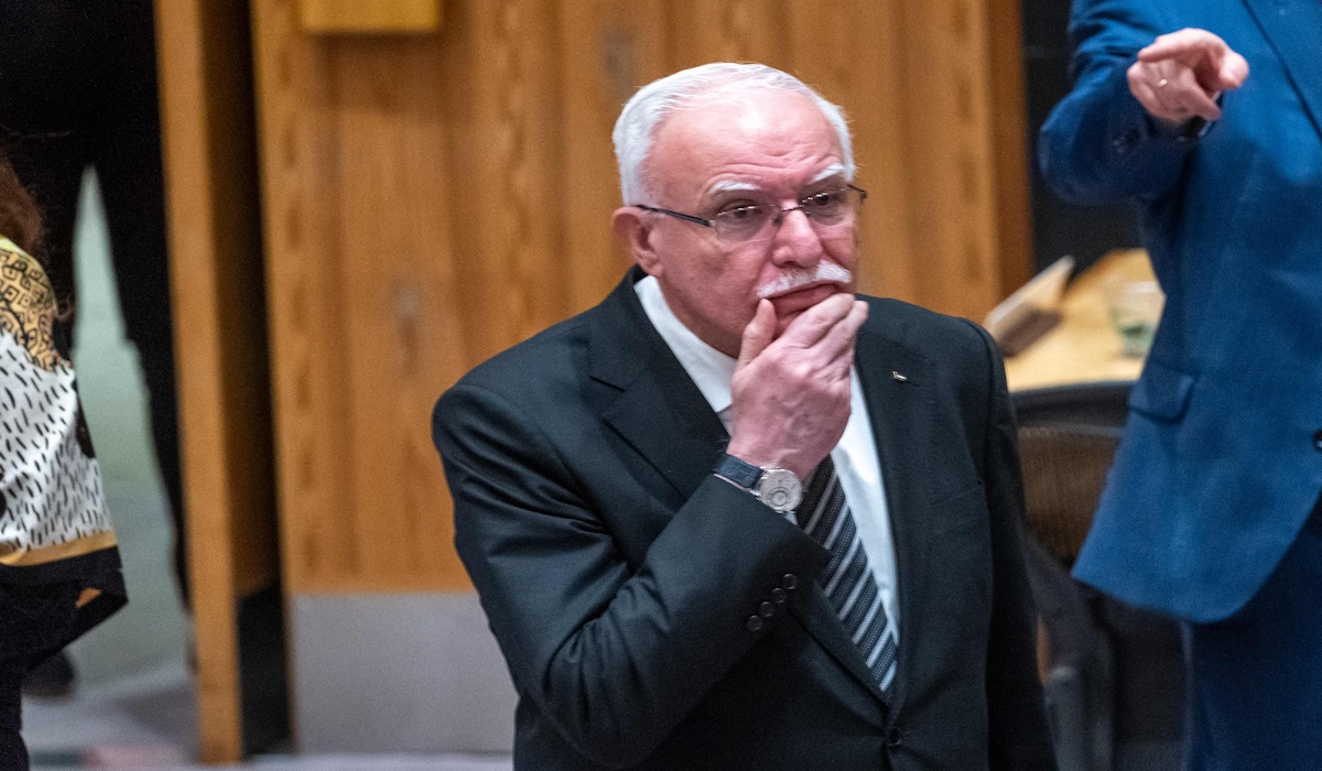 Menlu Palestina Riyad Al-Maliki