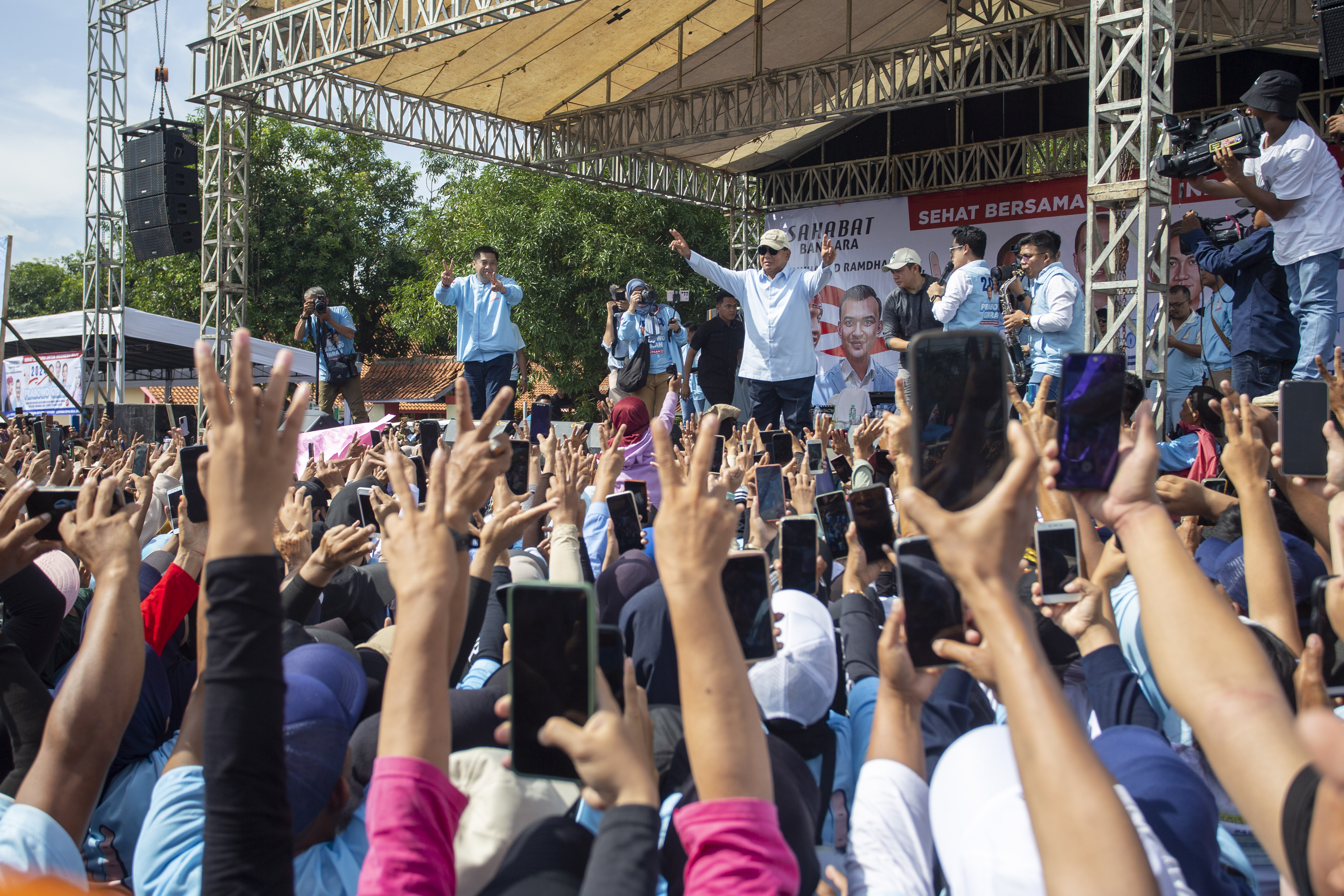 Prabowo kampanye di Kabupaten Majalengka
