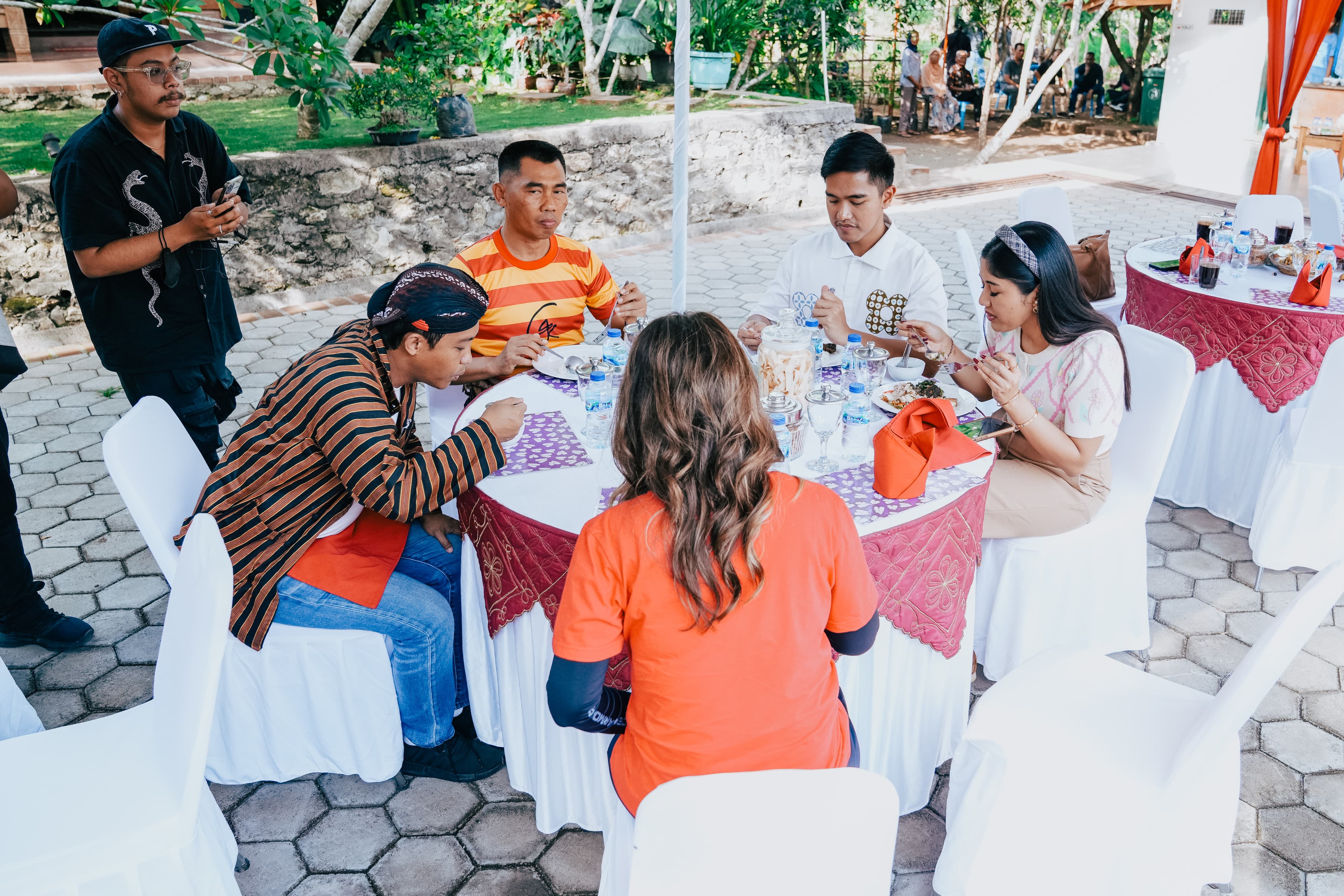 KAesang Pangarep dijamu Bupati Gunungkidul Sunaryanta.
