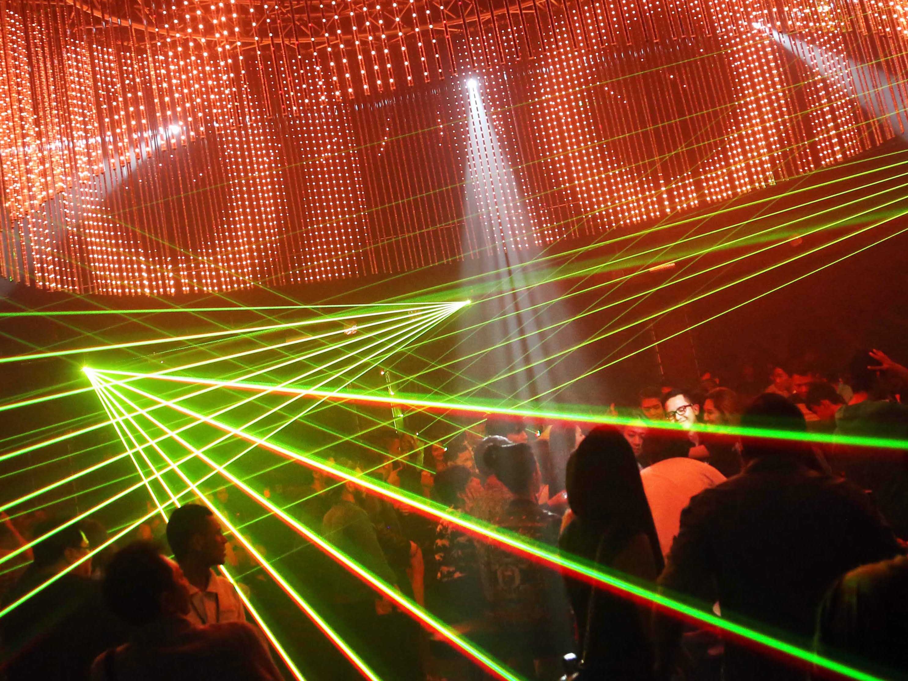 Suasana salah satu club malam Jakarta