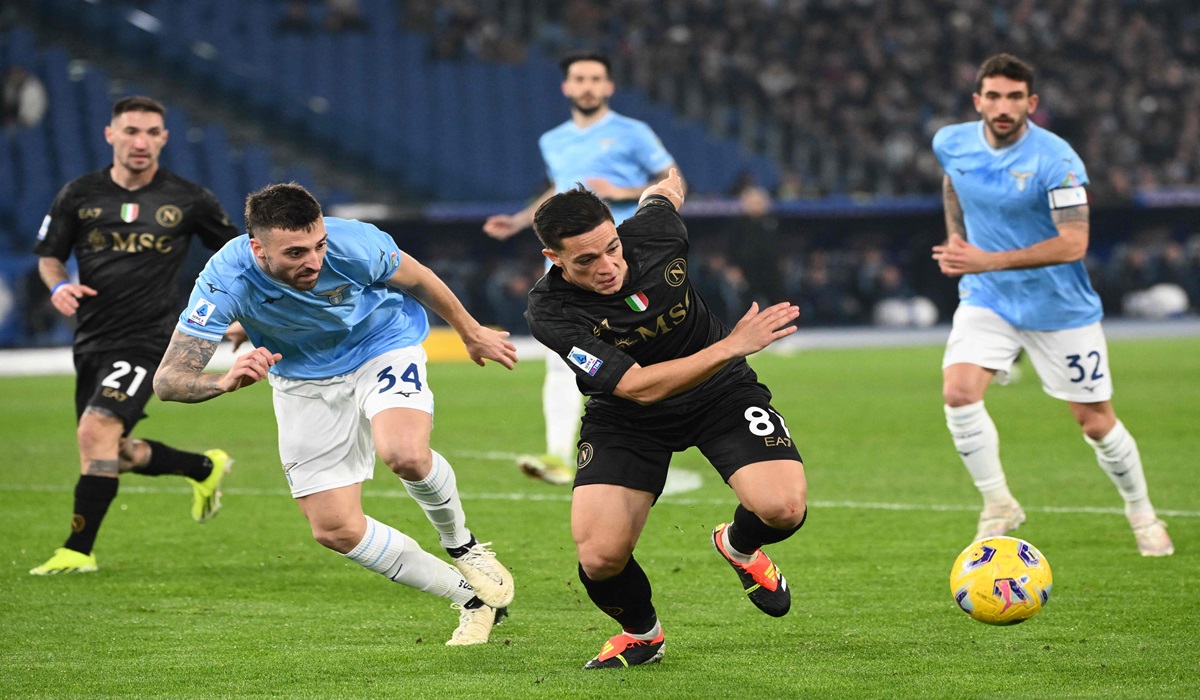 Napoli Imbang Tanpa Gol di Kandang Lazio