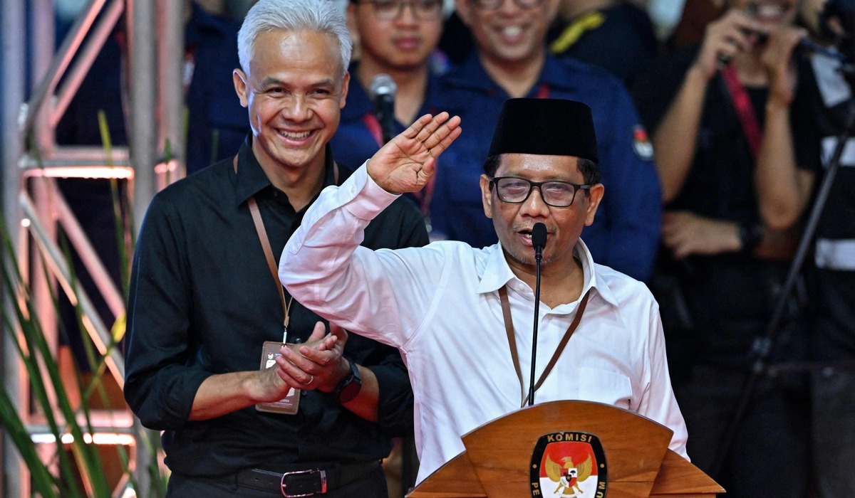 Pasangan Ganjar Pranowo dan Mahfud MD.