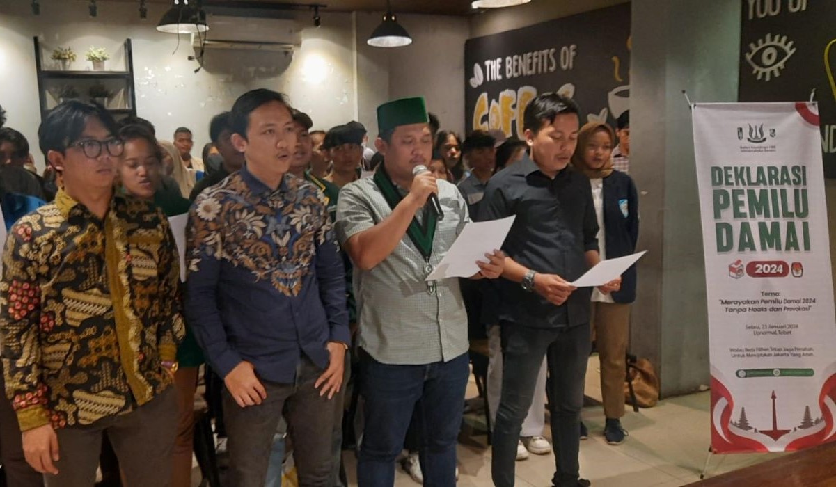 Badko HMI kampanyekan pemilu yang aman dan sejuk