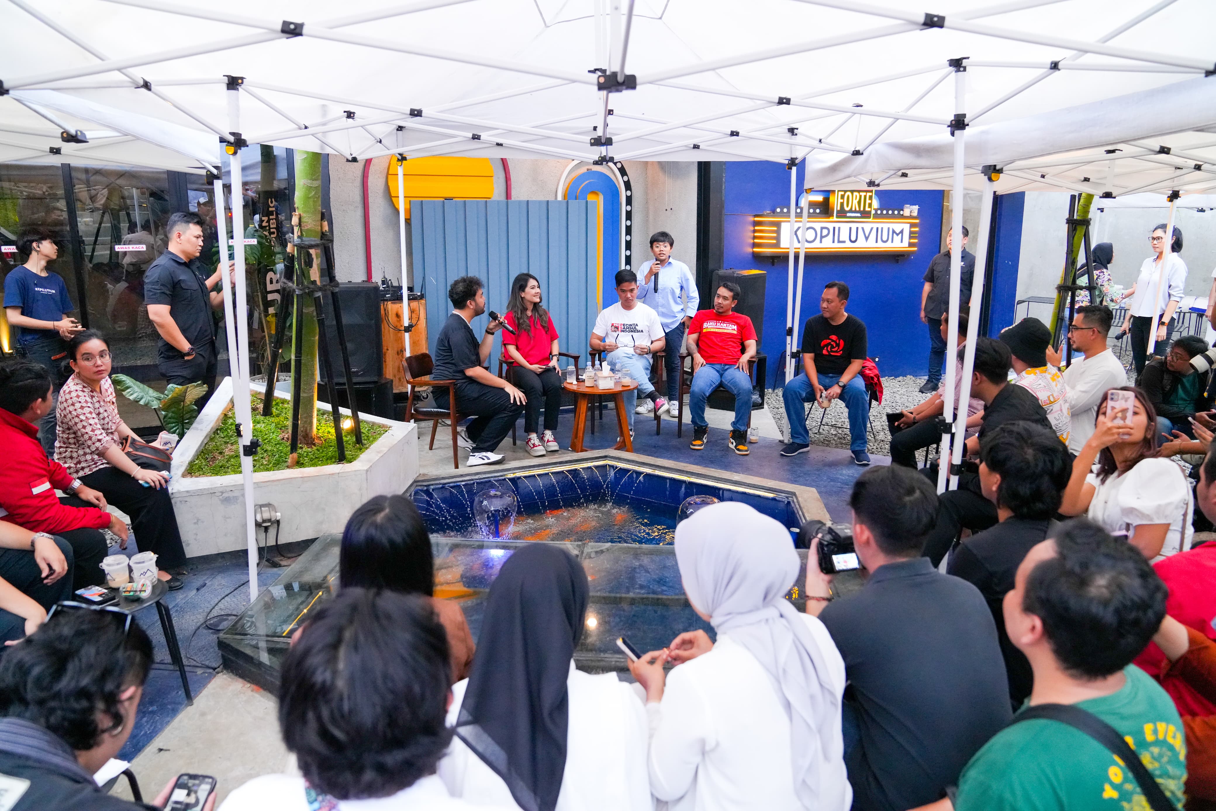 Kaesang Pangarep bertemu denga sejumlah inluencer di Tangerang