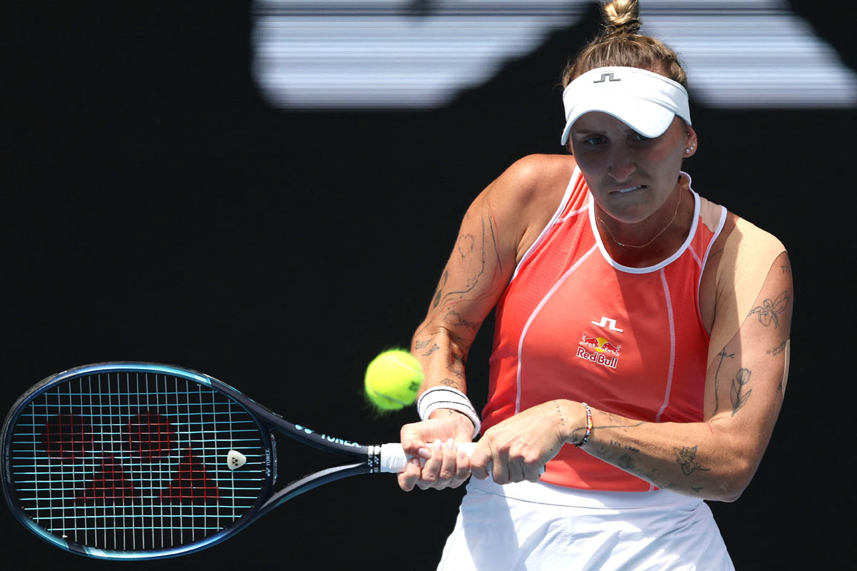 Marketa Vondrousova, juara Wimbledon, tersingkir dari Australia Terbuka setelah kalah dari kualifikasi Ukraina, Dayana Yastremska.
