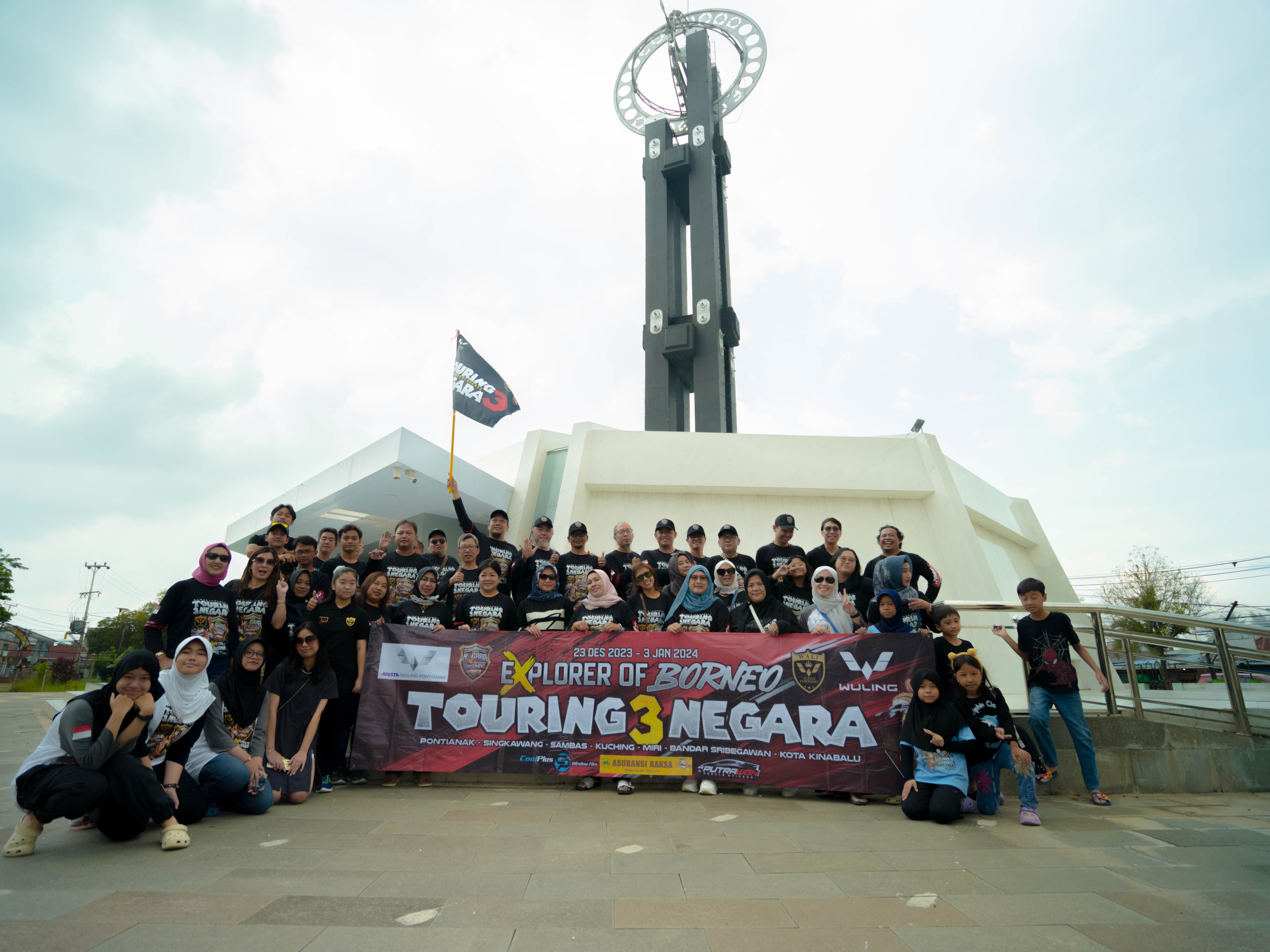 Komunitas Wali melakukan touring tiga negara.